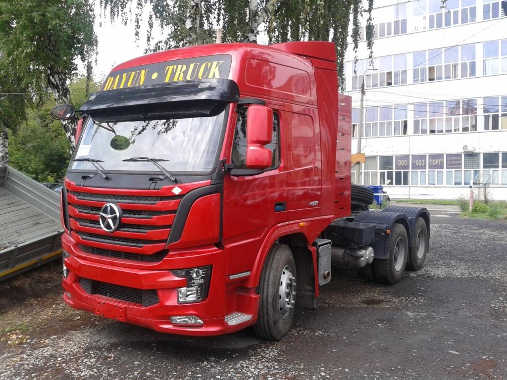 Газовый тягач DAYUN CGC4250, CNG, 6х4, Euro V, подвеска рессора, МКПП с ретардером  в городе Челябинск, фото 1, Челябинская область