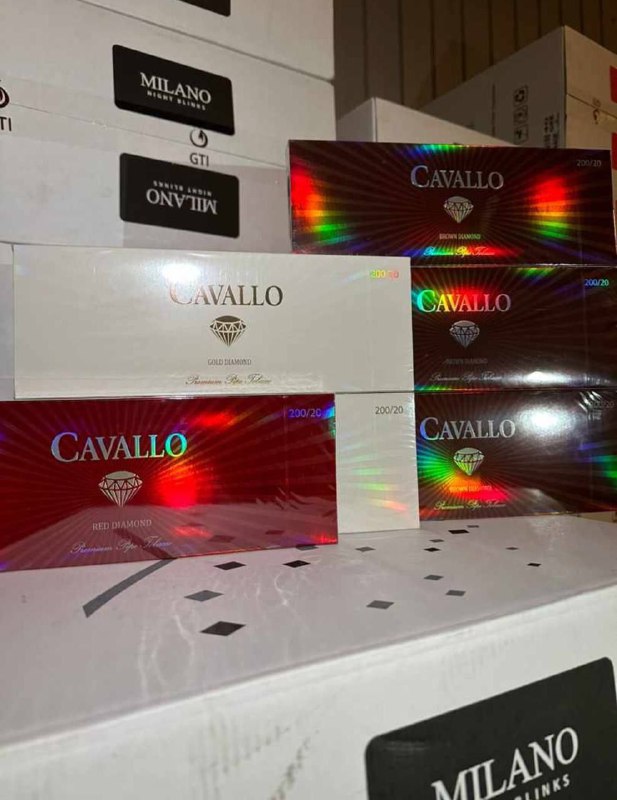 Сигареты Cavallo Diamond в ассортименте в городе Новосибирск, фото 1, Продовольствие