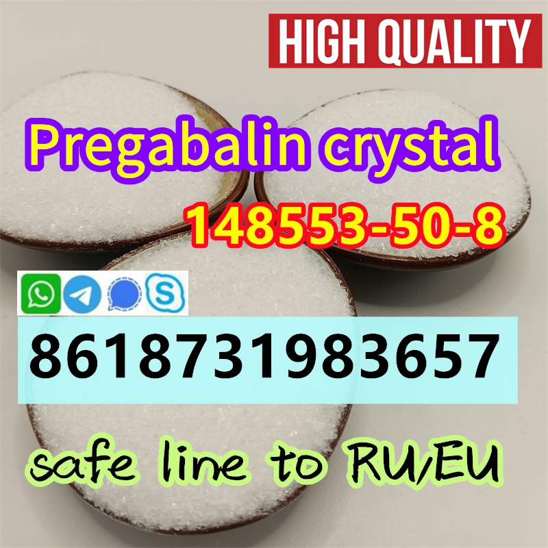 Cas 148553-50-8 Pregabalin Lyric white crystal powder safe delivery to EU/RU 