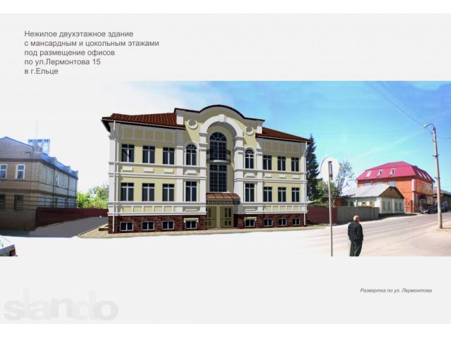 Сдаются площади в 4-х этажном здании, центр Ельца в городе Елец, фото 1, стоимость: 700 руб.
